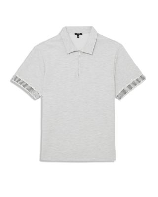 Half Zip Tape Cuff Polo Shirt