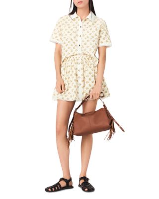 Printed Croquet Trim Shirt