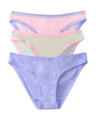 Mesh Hip Bikinis, Set of 3