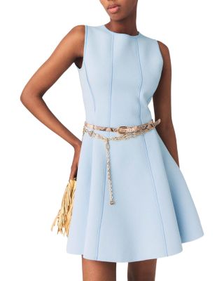 Skater Dress with Embellished Back Bows