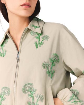 Embroidered Technical Bomber Jacket