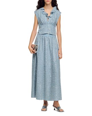 Isea Sequin Maxi Skirt