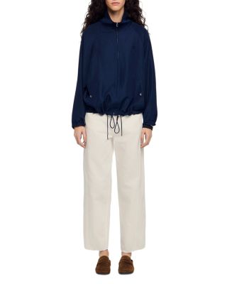 Stand Collar Oversized Jacket