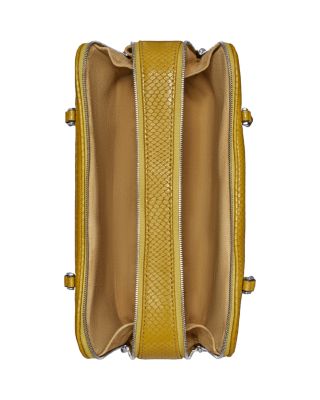 Marshmallow Embossed Leather Shoulder Bag