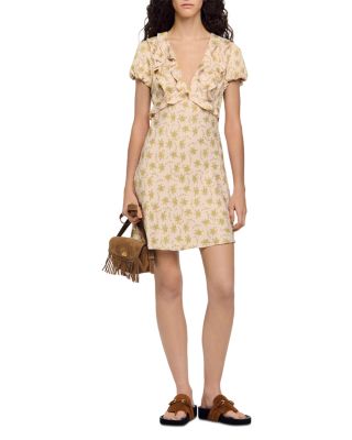 Louise Floral Print Mini Dress