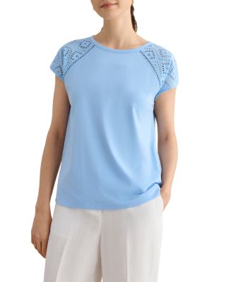 Ivana Eyelet Embroidered Top