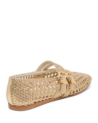Women's Baylee Woven Leather Flats