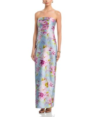 Cleo Strapless Column Gown
