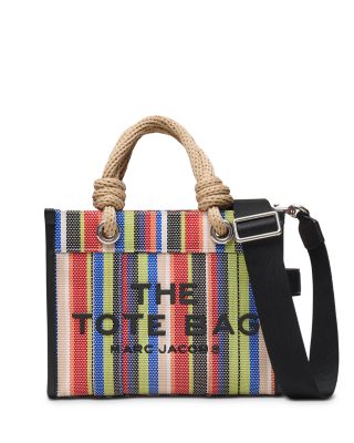 The Small Stripe Mesh Tote Bag