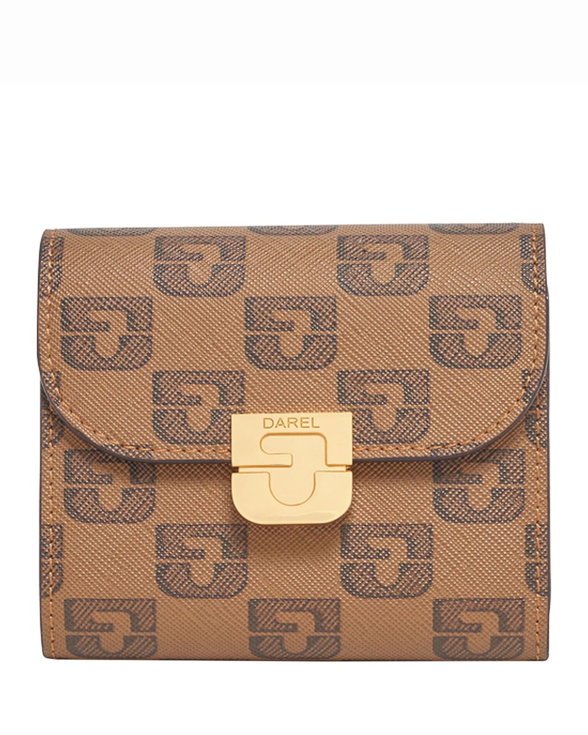 Gerard Darel Mini Logo Print Leather Wallet