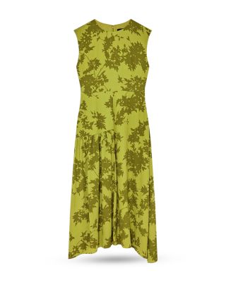 Petite Floral Asymmetric Dress