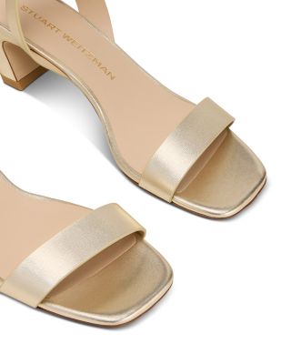 Women's Sai Leather Mid Heel Sandals