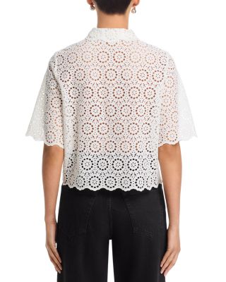 The Petal Eyelet Blous