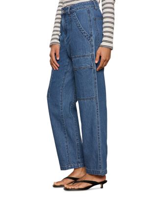 Boyfriend High Rise Utility Jeans in High Noon