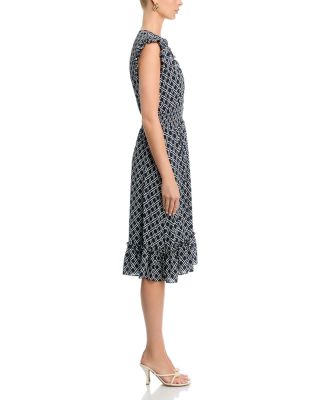 short sleeve midi tea dress Buy Monsoon Blue Lilwen Short Sleeve Floral Print Midi Tea Dress from Next  USA