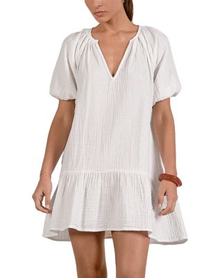 Textured Dress Swim Cover-Up
