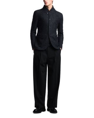 Wool Blend Jersey Jacket