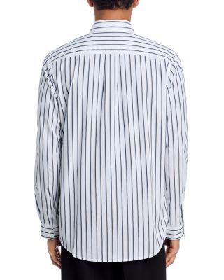 Stripe Cotton Button Down Shirt