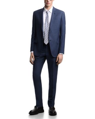 G Line Regular Fit Wool Silk Suit