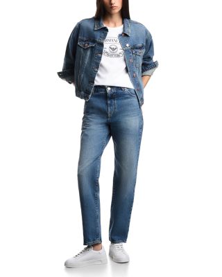 High Rise Straight Jeans