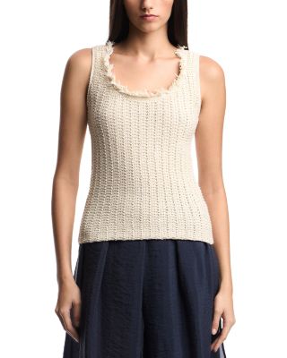 Fringe Detail Knit Top