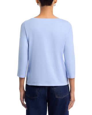 Bateau Neck Top