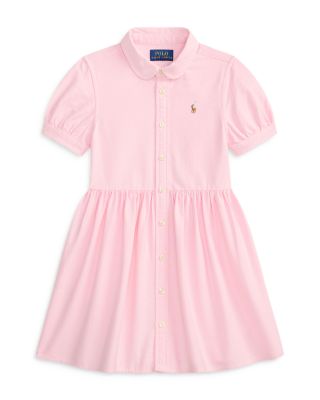 Girls' Cotton Oxford Shirtdress - Little Kid
