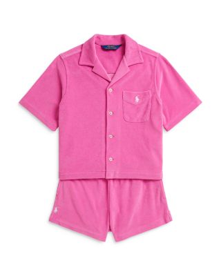 Girls' Terry Shirt & Shorts Set - Little Kid