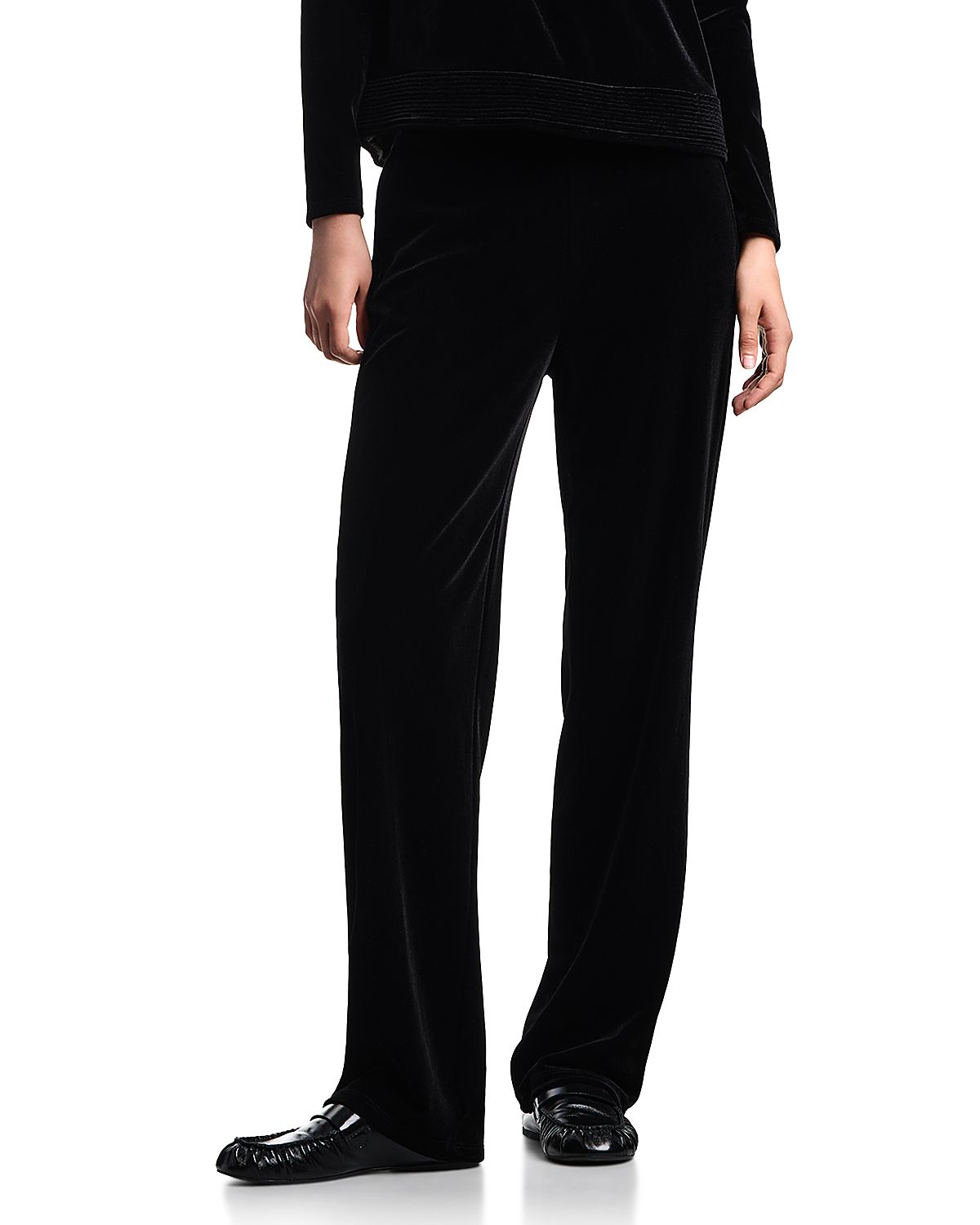 Emporio Armani Stretch Chenille Jersey Trousers