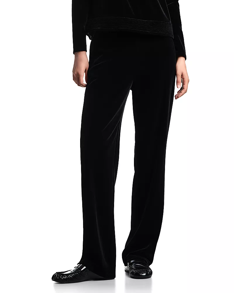Emporio Armani Stretch Chenille Jersey Trousers