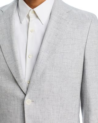 Hutson Linen & Cotton Textured Solid Slim Fit Sport Coat