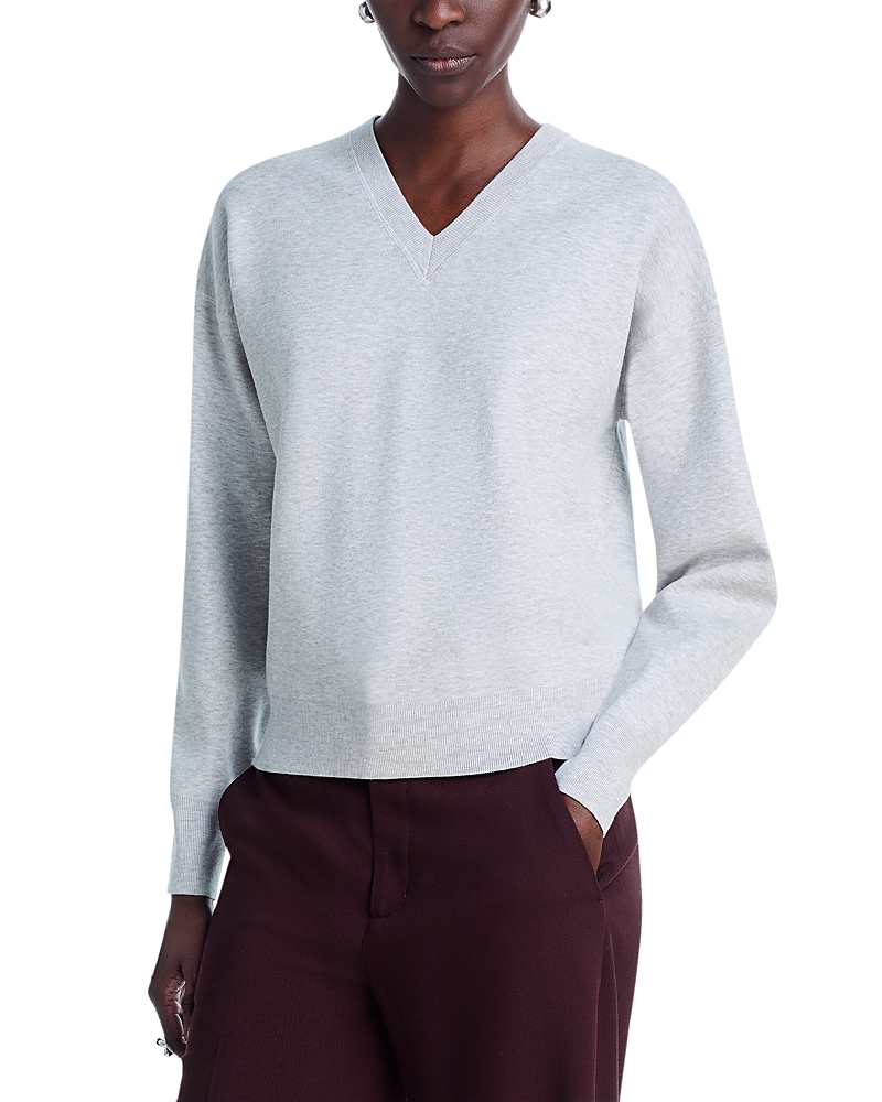 Theory V Neck Light Sweater