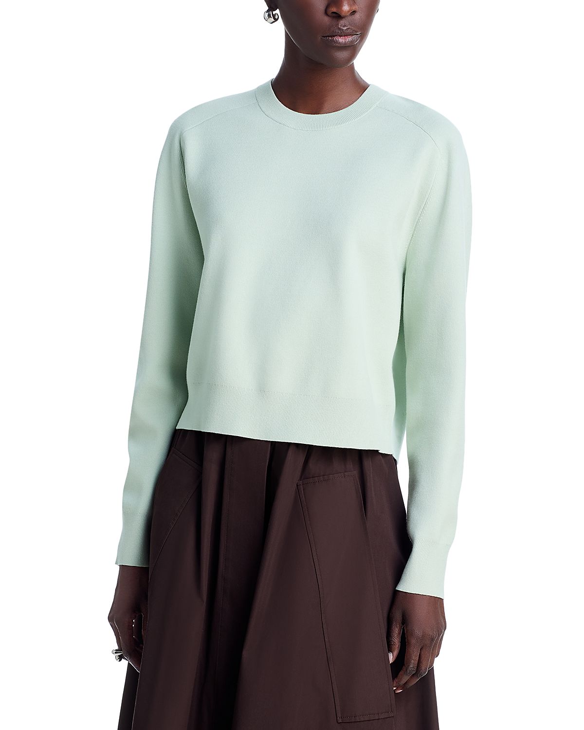 Theory Cropped Pullover Sweater
