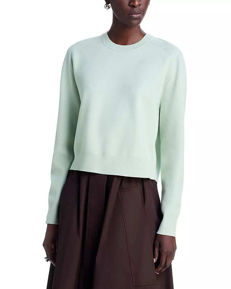 Theory Cropped Pullover Sweater