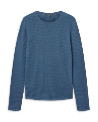 Seymour Long Sleeve Crewneck Texture Jacquard Tee