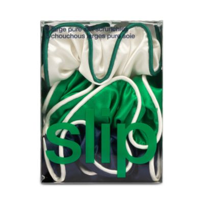 Pure Silk Large Scrunchies, Set of 3