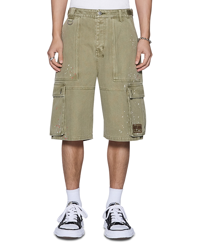 Ksubi Trooper Cargo Shorts in Militant Khaki