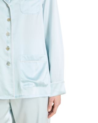 Silk Woven Long Pajama Set