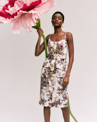 Ida Button Front Dress