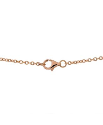  Love Interlocking Necklace 18K Rose Gold, 17.25"