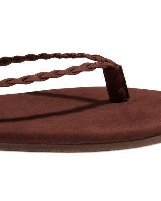 Women's Suede Thong Sandals