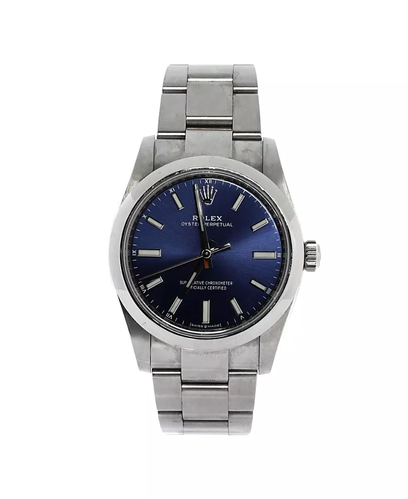 Pre-Owned Rolex Oyster Perpetual Automatic Watch in Stainless Steel 34mm