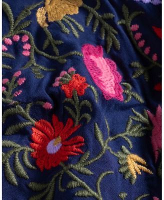  Girls' Embroidered Zoe Smocked Tiered Dress - Little Kid, Big Kid