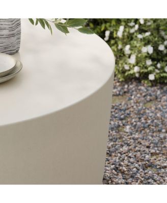 Brion Round Indoor - Outdoor Patio Concrete Coffee Table