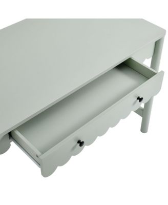 Emmeline 1-Drawer Scallop Writing Desk