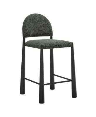 Hayley Upholstered Fabric Counter Stool