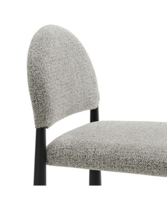 Hayley Upholstered Fabric Counter Stool