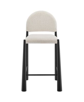  Hayley Upholstered Fabric Counter Stool