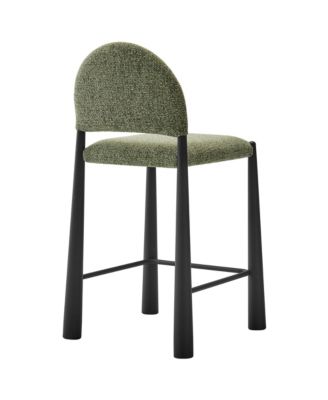 Hayley Upholstered Fabric Counter Stool