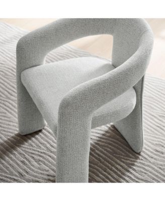 Oslo Barrel Fabric Upholstered Dining Accent Chair